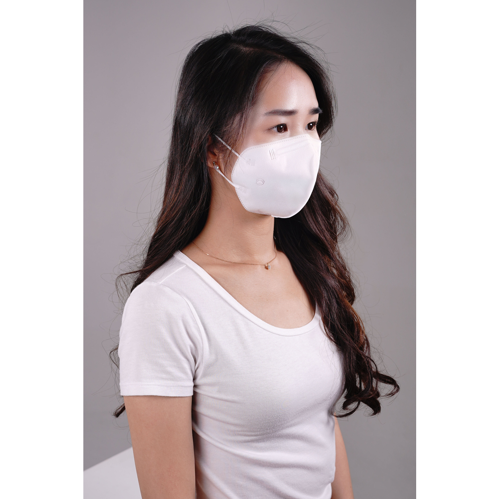BW 3D Respirator Surgical Mask - White [20 pcs]